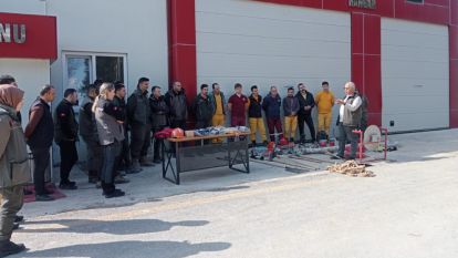Mudurnu'da olası orman yangınlarına karşı eğitim tatbikatı düzenlendi