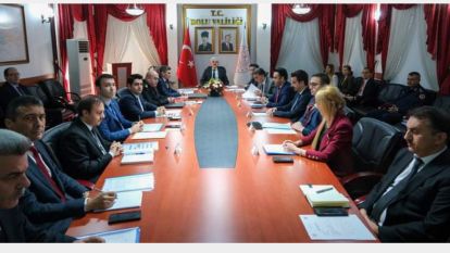 Seçimin olaysız geçmesi için Vali Kılıç Başkanlığında toplantı