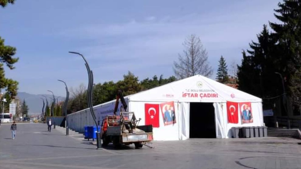 Bolu Belediyesi tarafından her mahallede iftar