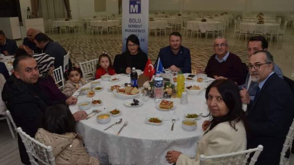 Bolu Serbest Muhasebeci ve Mali Müşavirler Odası İftarına yoğun katılım