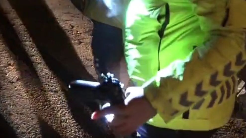 Çorum’da asayiş uygulaması 18 silah ele geçirildi