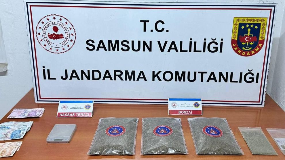 Evinde 1 kilo bonzaiyle yakalanan şüpheliye gözaltı
