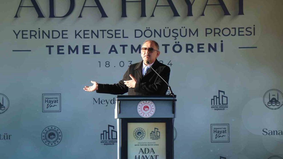 Bakan Özhaseki: “Kentsel Dönüşüm Başkanlığı kurduk, özel bütçe ayırdık”