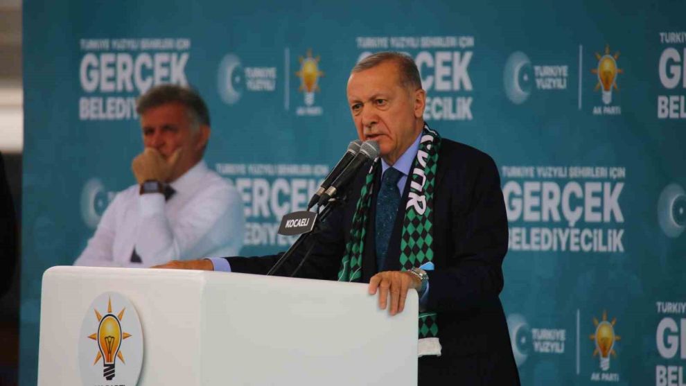 Cumhurbaşkanı Erdoğan finali Kocaeli’de yaptı