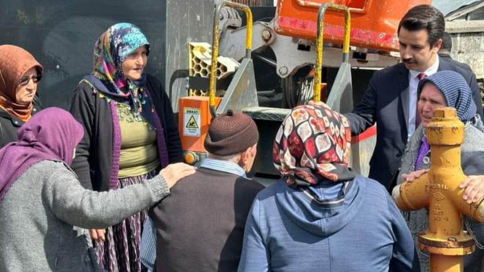 Mudurnu Kaymakamı Yangın Mahallinde