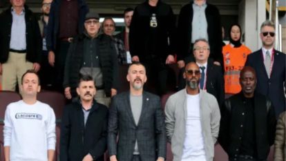 ANELKA MAÇI BAŞKAN ABAK İLE İZLEDİ