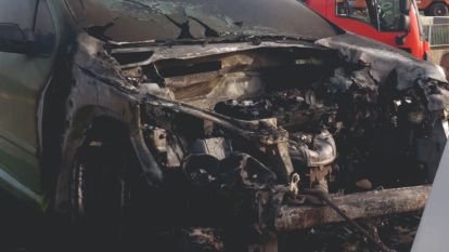 Bolu Dağı Tüneli'nde Otomobil Yangını