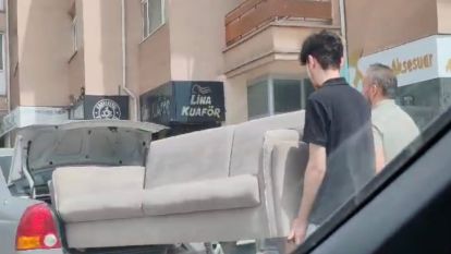 Bolu'da Korkunç Trafik İhlali: Araç Bağajında Koltukla Seyir Halinde
