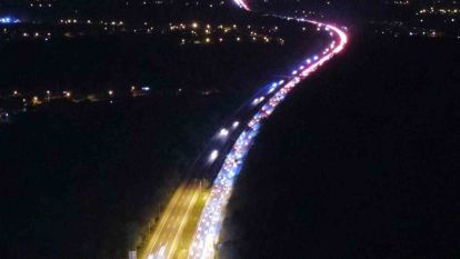 Bayram dönüşünde Düzce'den 96 bin 711 araç geçti