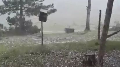 Karabük'te dolu etkili oldu