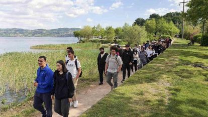 Uzunkum sahilini keşfettiler