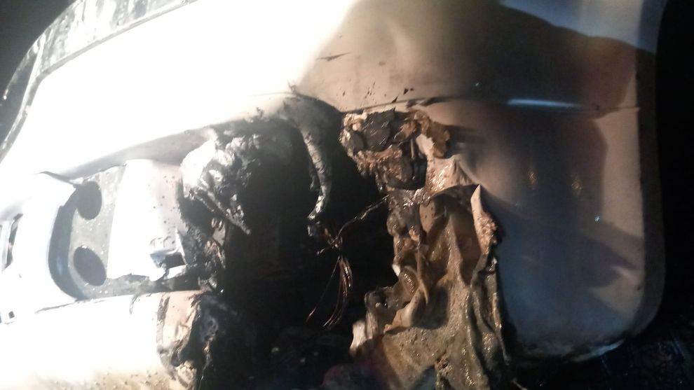 Bolu'da Araç Yangını Paniğe Sebep Oldu