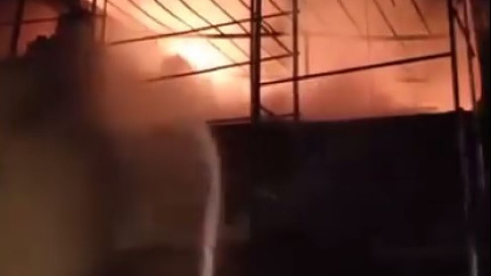 Bartın’da mobilya atölyesinde korkutan yangın