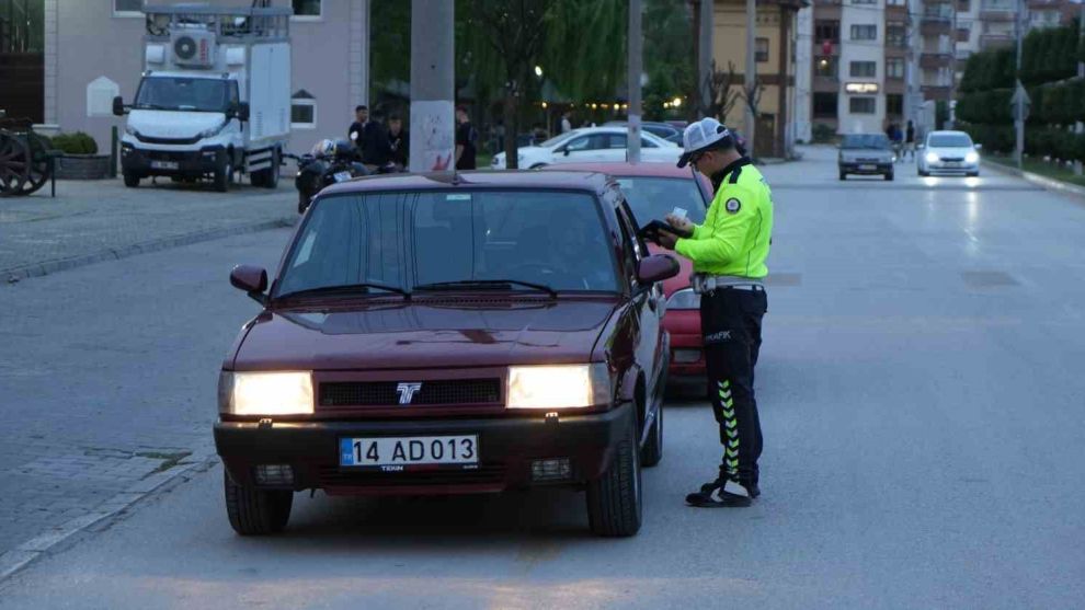 Bolu’da trafik denetimleri sıkılaştırıldı
