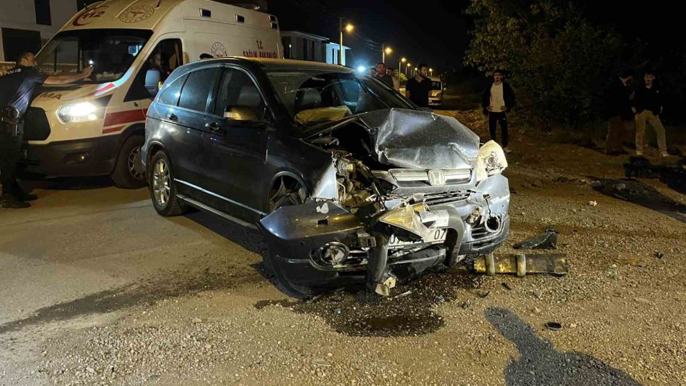 Düzce’de cip ile otomobil çarpıştı: 4 yaralı