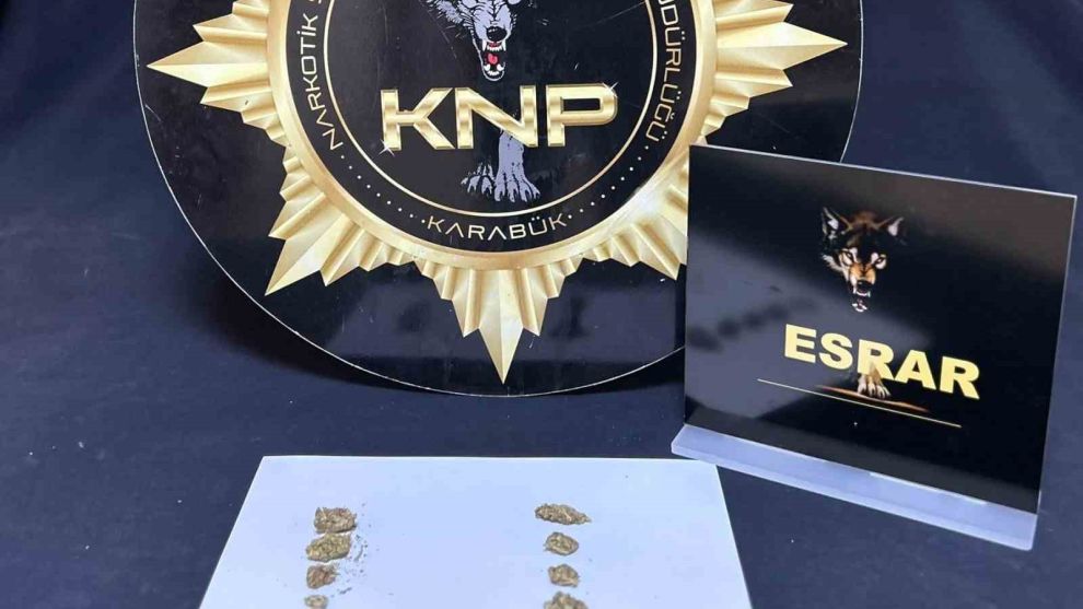 Karabük’te uyuşturucu operasyonu: 2 gözaltı