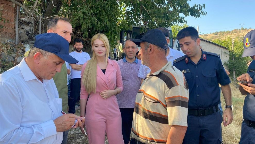 Kaymakam Tuğçe Orhan Seben'e veda etti