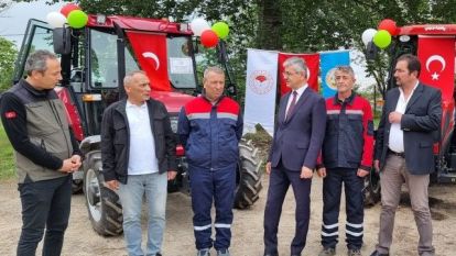 Anahtarları Şentürk teslim etti
