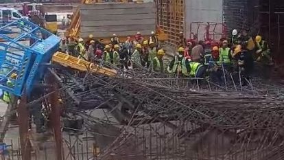 İşçi Bayramı'nda çalışırken demirlerin altında kaldılar: 3 yaralı