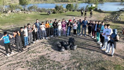 Kıbrıscık Sporcuları, Nadas Gölü'nde Çevre Temizliği İle Bilinç Oluşturdu