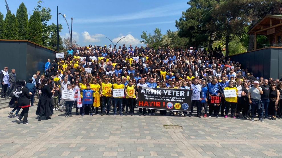 Eğitim Sendikaları Bolu'da Şiddeti Protesto Etti: 