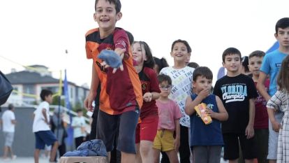 Dereli Tütüncü Mahallesi çocukları spor yaptı