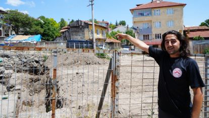 Tarihi hamamın bulunduğu inşaat kazısında hummalı çalışma