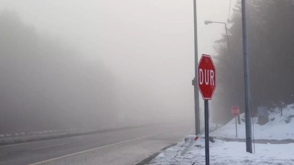 Bolu Dağı'nda Görüş Mesafesi 30 Metreye Düştü
