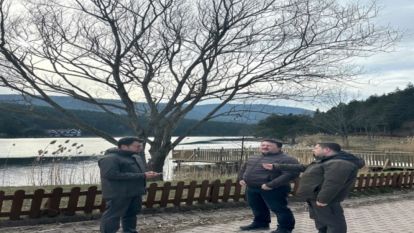 Gölcük Tabiat Parkı'nda Yenileme Çalışmaları İncelendi
