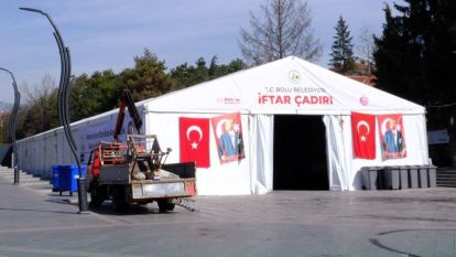 Bolu Belediyesi İftar Çadırı Ramazan'a Hazır...