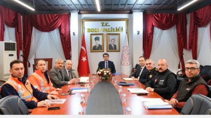 Bolu Valiliğinde ‘Kış Tedbirleri Koordinasyon Toplantısı' yapıldı...