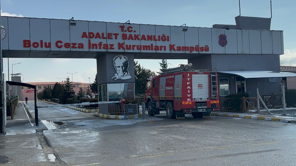 Cezaevinde yangın tatbikatı paniğe sebep oldu