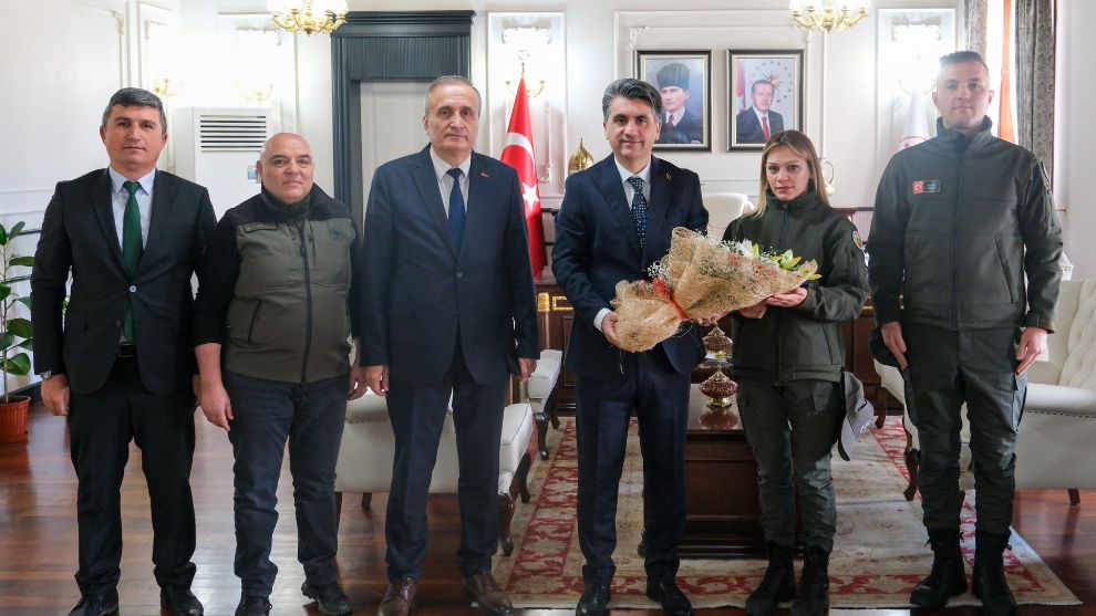 21 Mart Ormancılık Gününde,  Ormancılardan Vali Aydın'a Ziyaret...