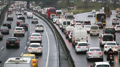 Bolu'da trafiğe kayıtlı araç sayısı