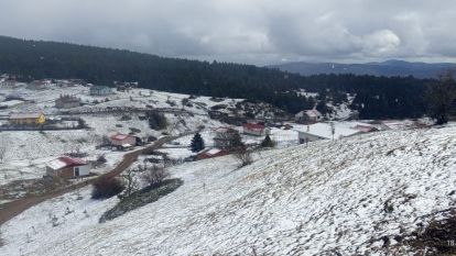 BOLU'YA KAR YAĞDI