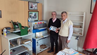 Mengen'de plaka basımı işlemleri başladı