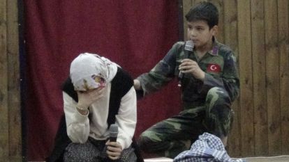 Öğrencilerin gösterisi hem gururlandırdı hem de duygulandırdı