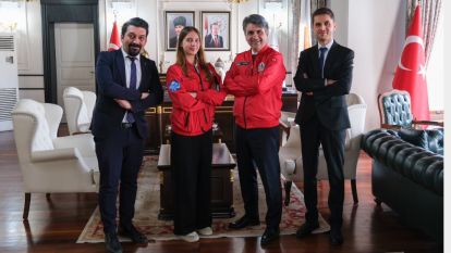 TEKNOFEST KKTC Finalistleri Vali Aydın'ı Ziyaret Etti.