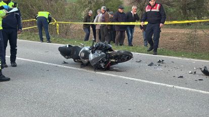 Traktörle motosiklet çarpıştı: 1 ölü, 1 yaralı