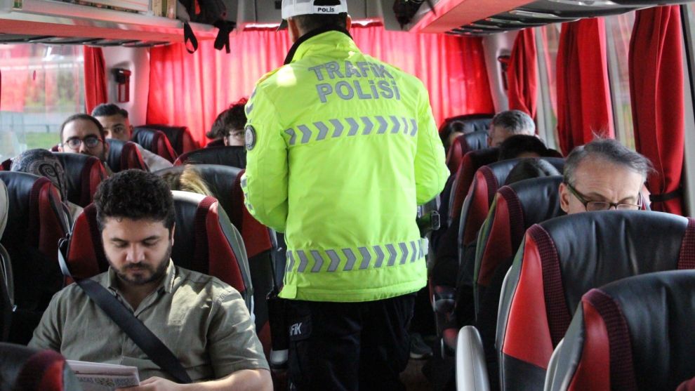Sürücülere yönelik bilgilendirme ve denetim çalışması gerçekleştirdi