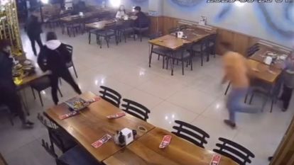 Bolu'da deprem anı kamerada