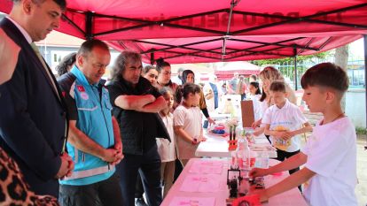 Bolu'da minik öğrencilere sağlık eğitimi