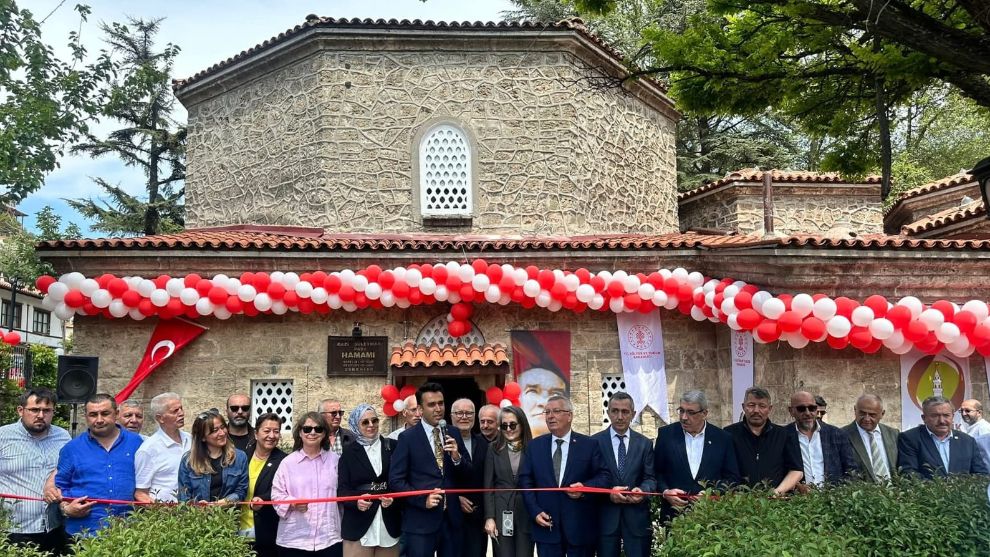 GAZİ SÜLEYMAN PAŞA HAMAMI AÇILDI…