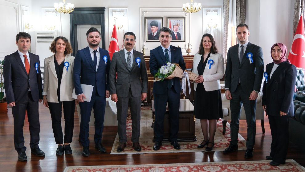 Sosyal Güvenlik Haftası nedeniyle Vali Abdulaziz Aydın'a Ziyaret...