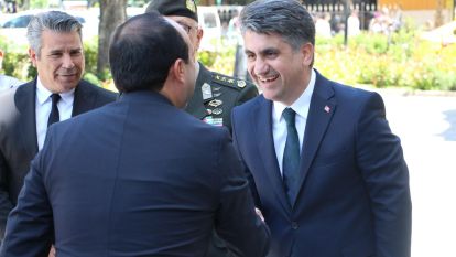 Bolu'da protokol bayramlaştı