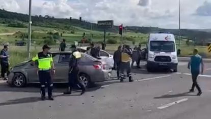Bolu'da zincirleme kaza: 8 yaralı
