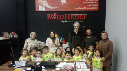 Miniklerden Gazete ve Matbaa Ziyareti