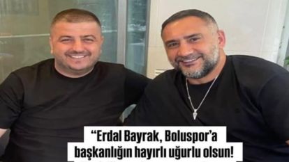 Ümit Karan'dan Boluspor Başkanı Erdal Bayrak'a Tebrik Mesajı