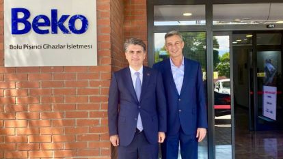 Vali Abdulaziz Aydın,  Beko Pişirici cihazlar Fabrikasını ziyaret etti...