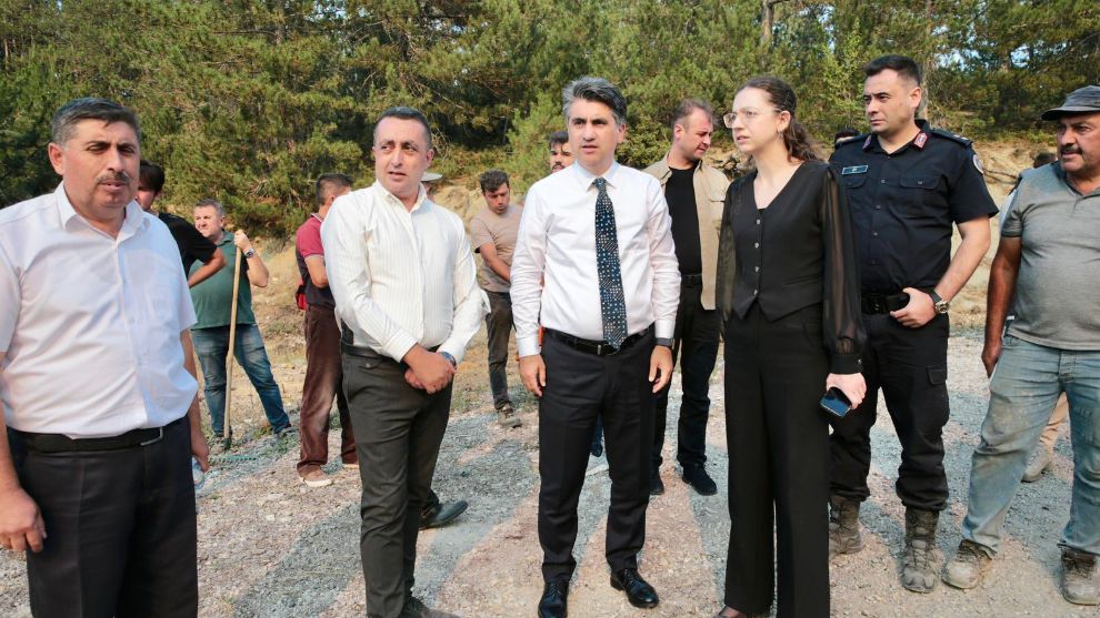 Mudurnu ve Göynük İlçesinde Yangın Korkuttu...